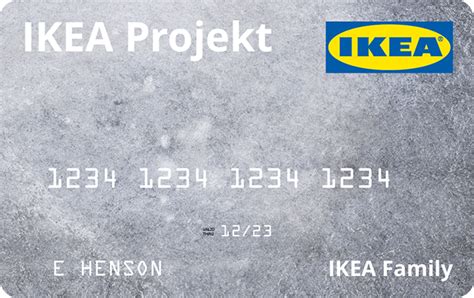 Card details. . Ikea comenity projekt